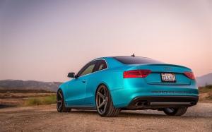 Audi S5 Coupe on Carbon Graphite Vorsteiner Wheels (V-FF 104) 2016 года 
